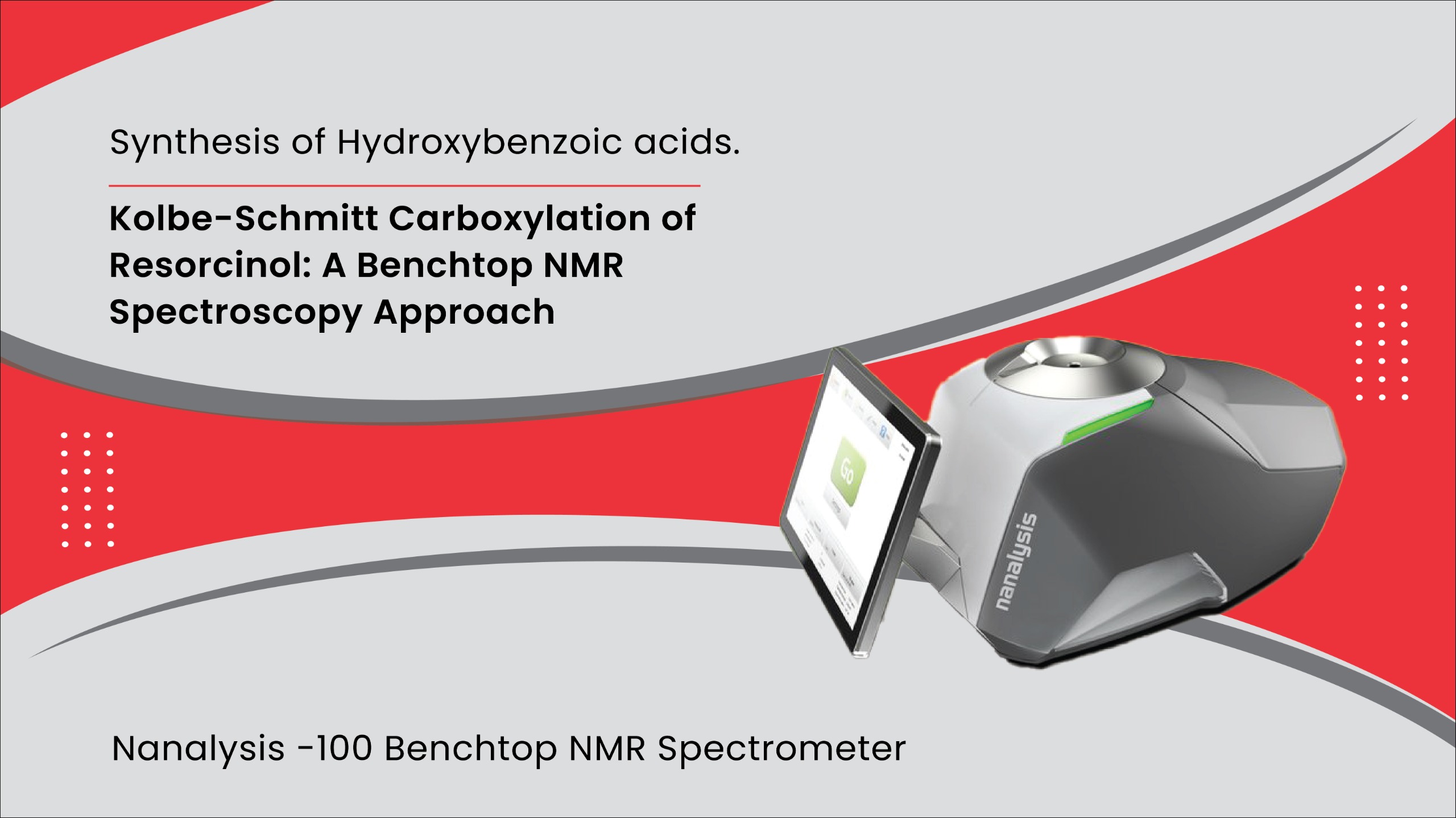 Kolbe-Schmitt Carboxylation of Resorcinol: A Benchtop NMR Spectroscopy Approach 