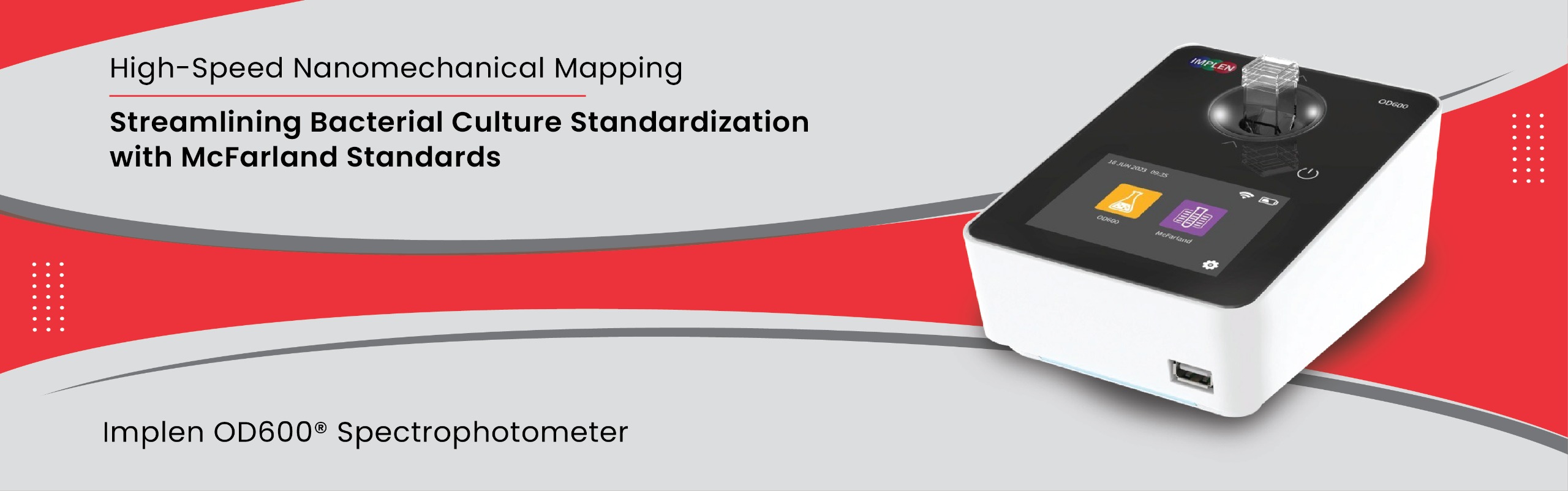 Streamlining Bacterial Culture Standardization with McFarland Standards and Implen OD600